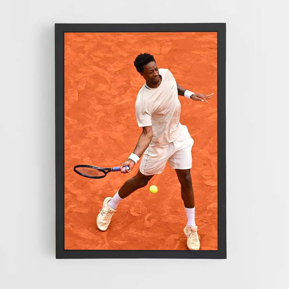 Poster Gael monfils – affiche Tennis (vue 2)